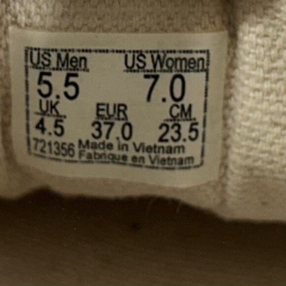 VANS Old Skool Women’s Size 7 Tan Suede Canvas Casual Lace Up Shoes Used - Picture 11 of 11